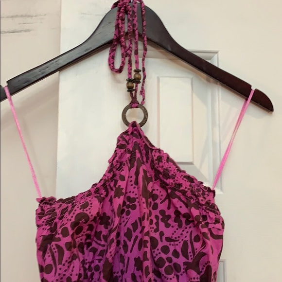 🇺🇸4/$50 Supercute Guess 100% Silk halter top S - Picture 3 of 8